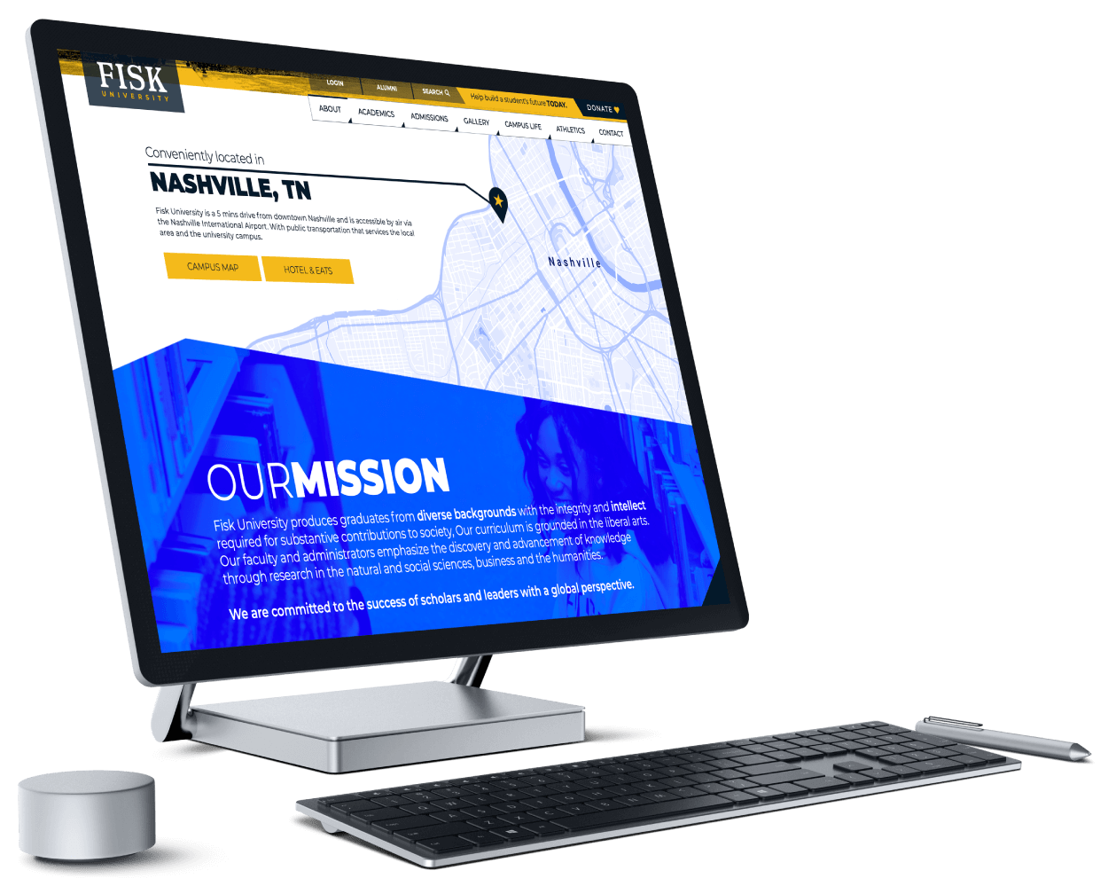 desktop website design from digital marketing agency nashville tn