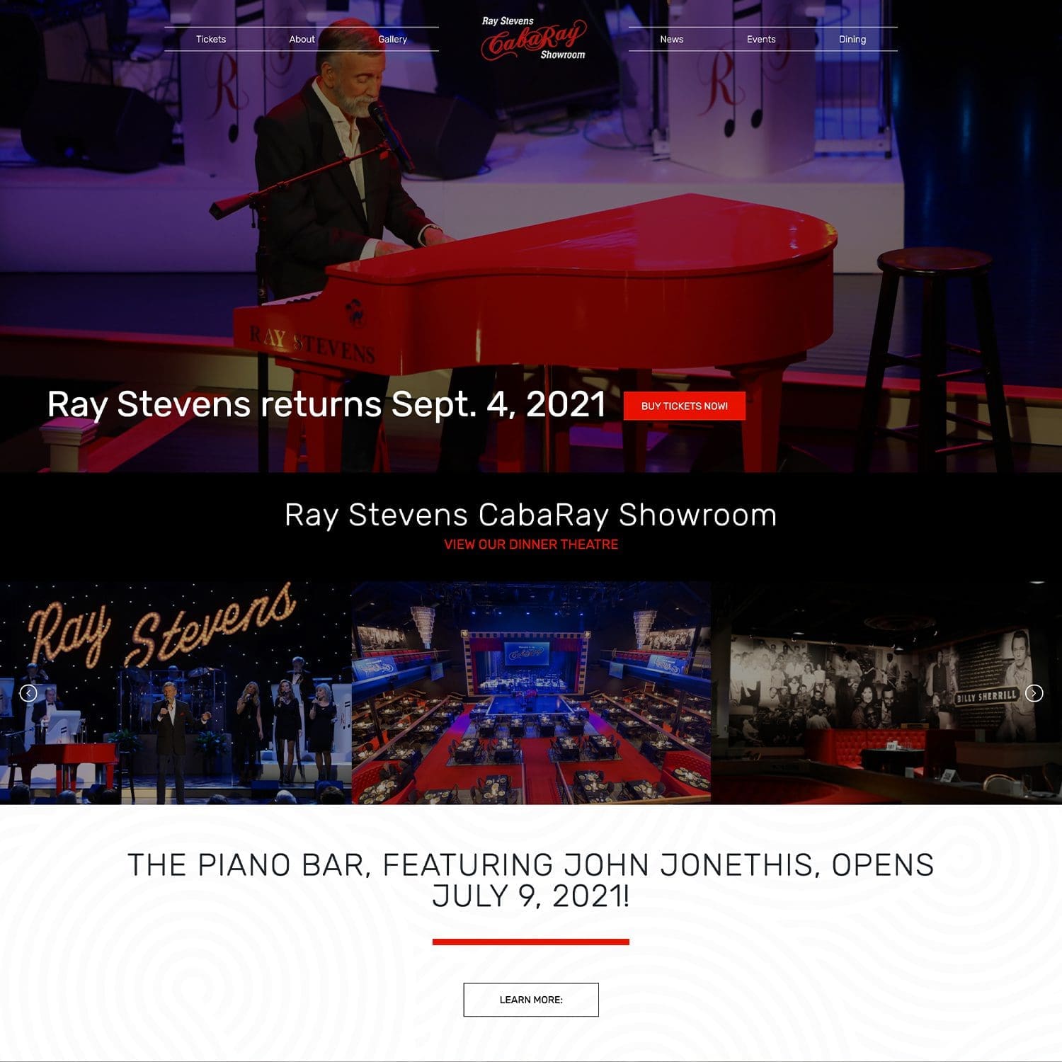 music service and events website - JLB, Best Web Design and Web Development Company in Nashville, Brentwood, and Franklin