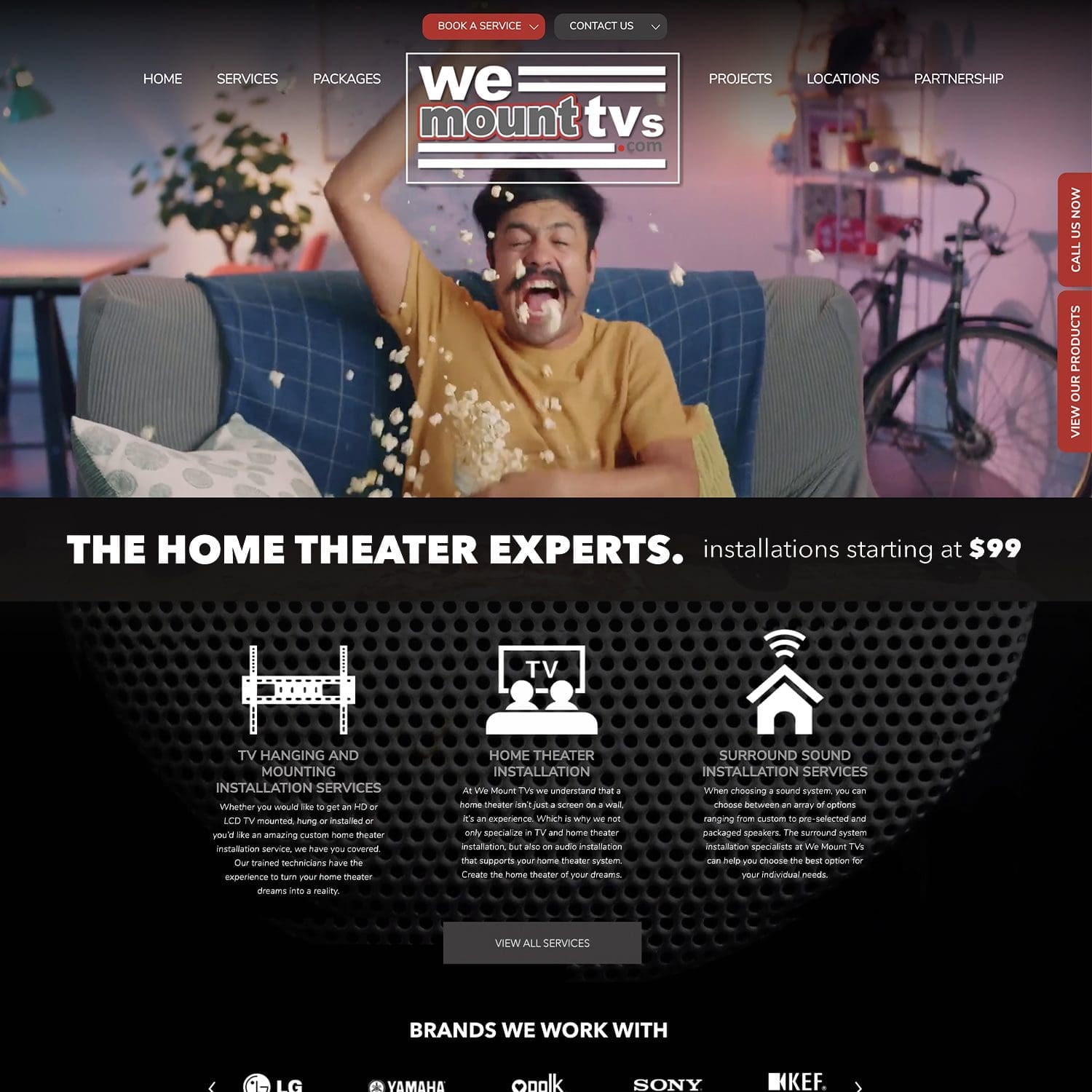 tv installation service website - JLB, Best Web Design and Web Development Company in Nashville, Brentwood, and Franklin