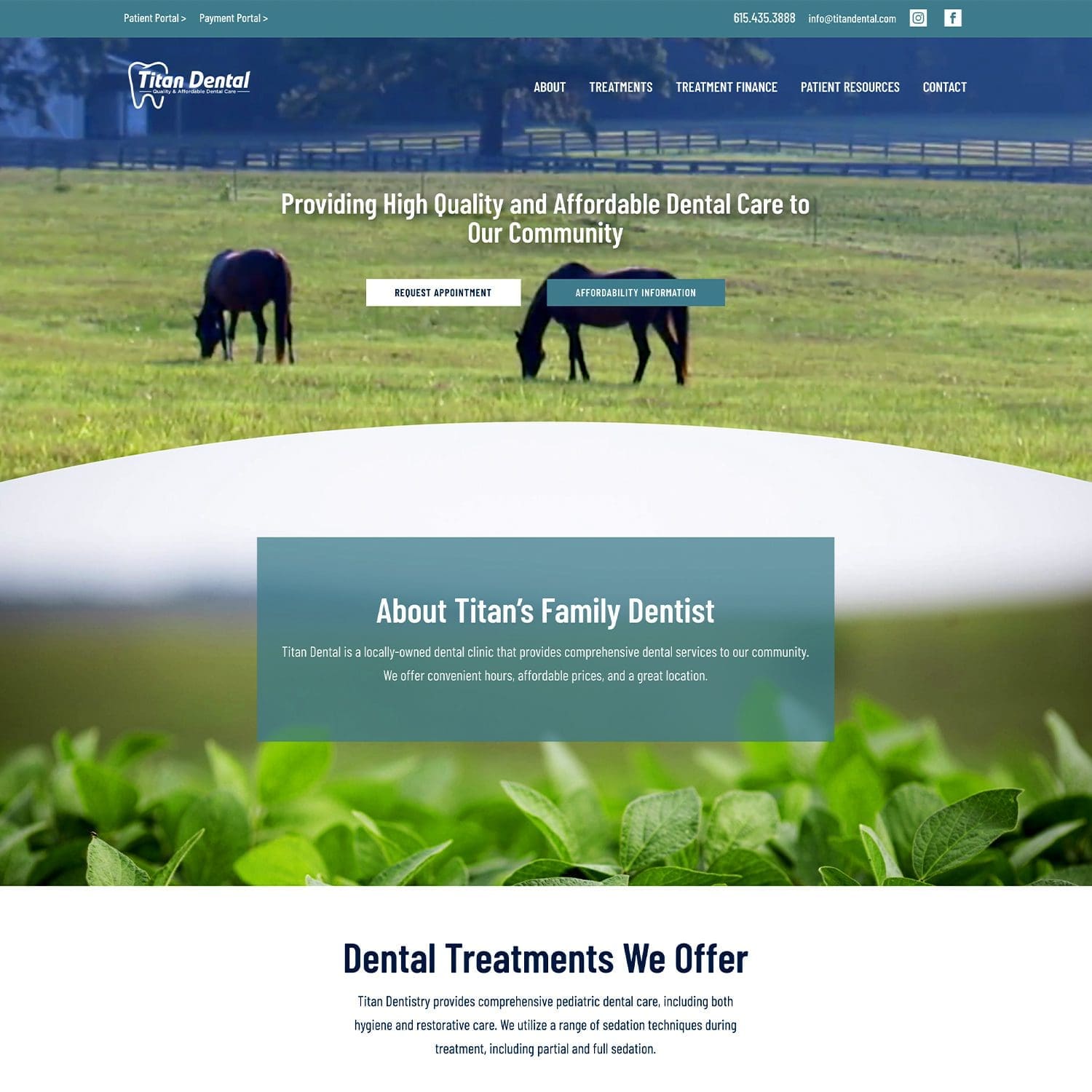dentistry and healthcare website - JLB, Best Web Design and Web Development Company in Nashville, Brentwood, and Franklin