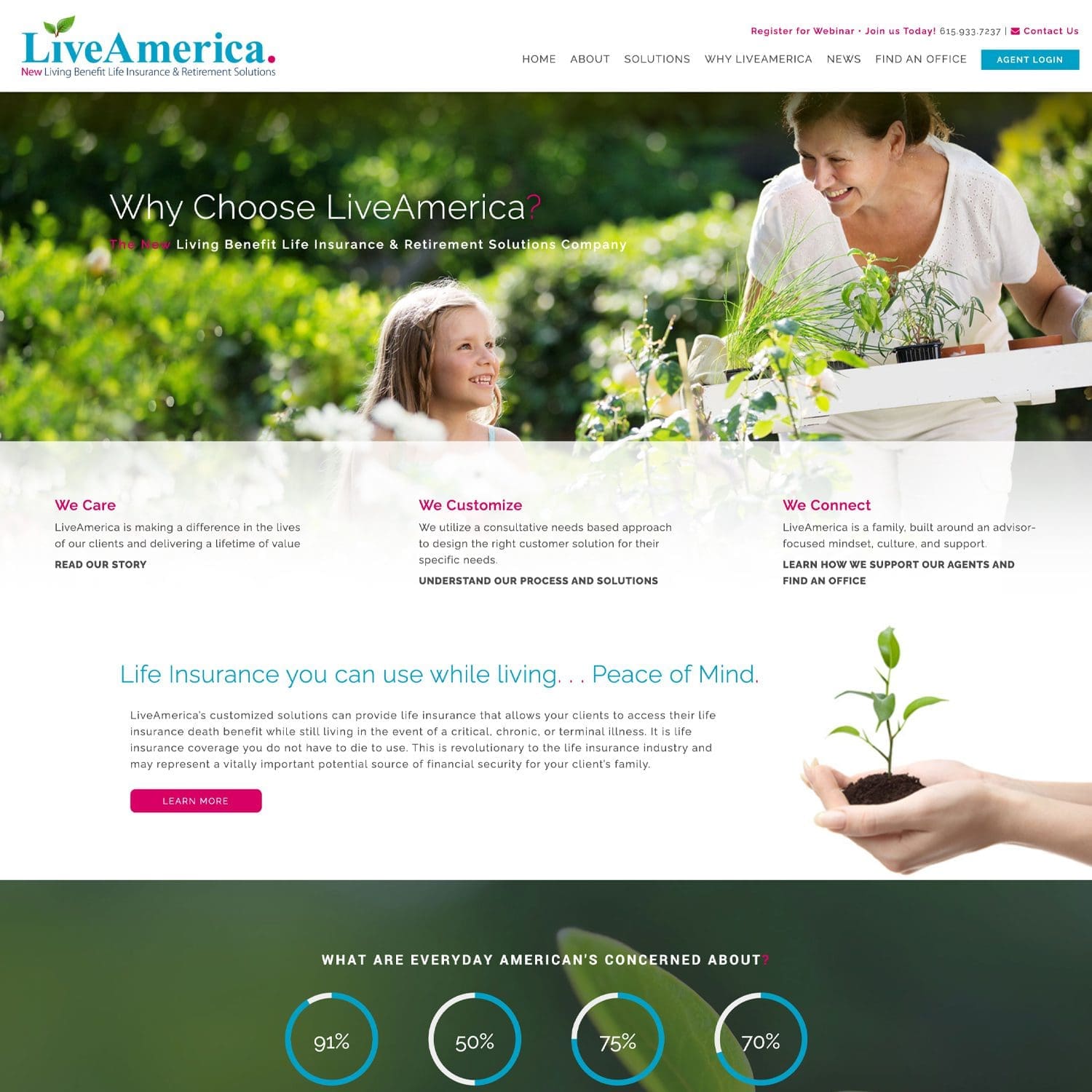 life insurance business website - JLB, Best Web Design and Web Development Company in Nashville, Brentwood, and Franklin