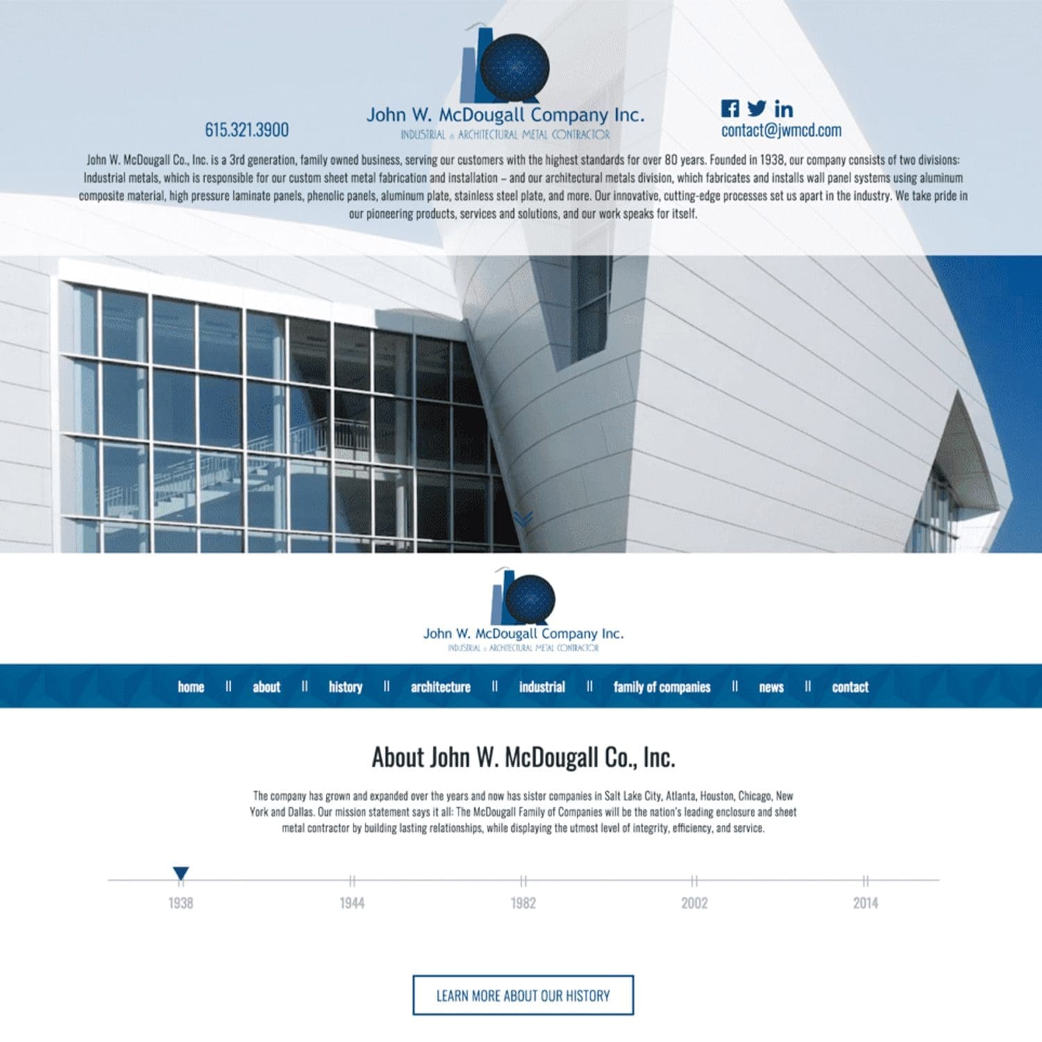 architecture service website - JLB, Best Web Design and Web Development Company in Nashville, Brentwood, and Franklin