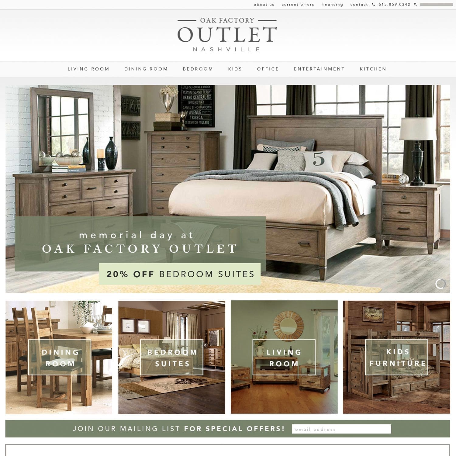 outlet with special offers shopping website - JLB, Best Web Design and Web Development Company in Nashville, Brentwood, and Franklin