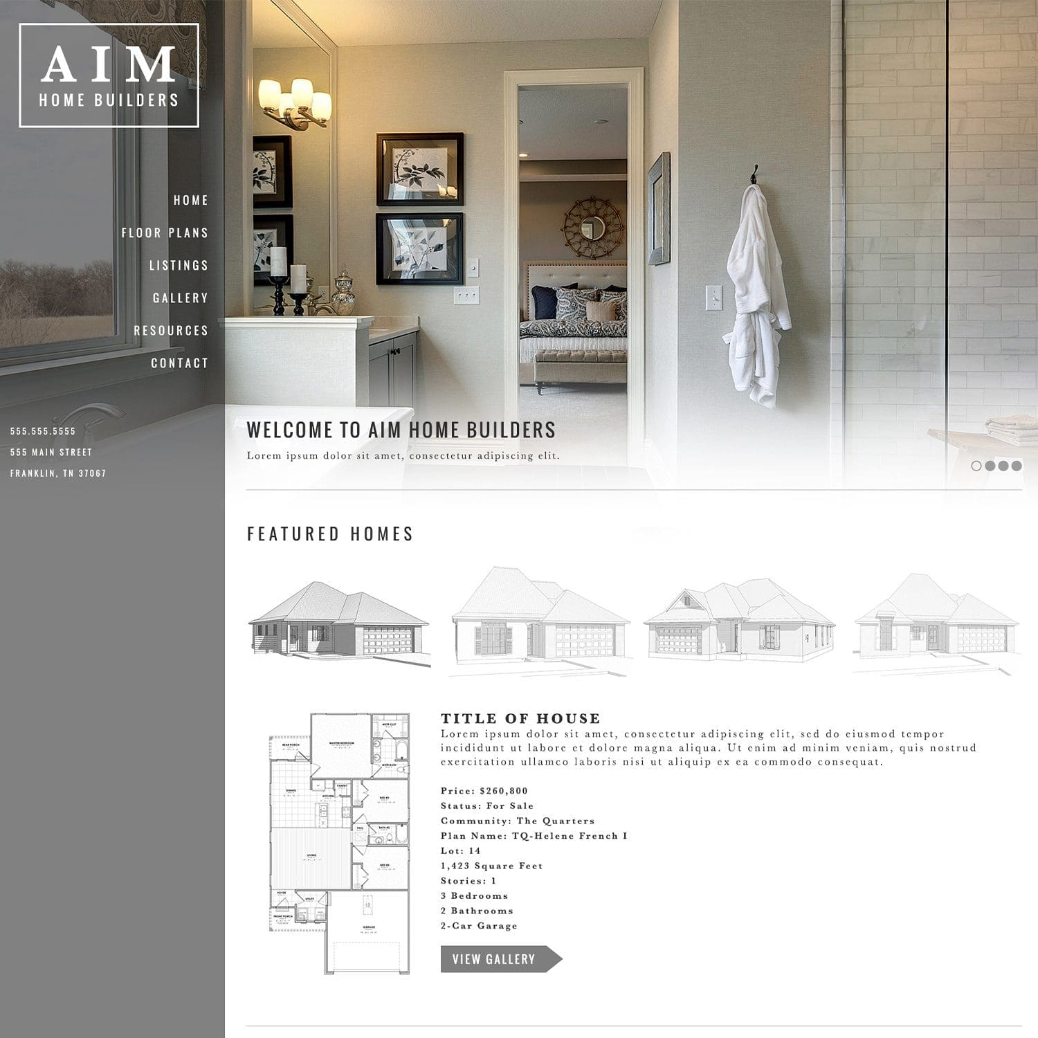 home builders with floor plans real estate website - JLB, Best Web Design and Web Development Company in Nashville, Brentwood, and Franklin