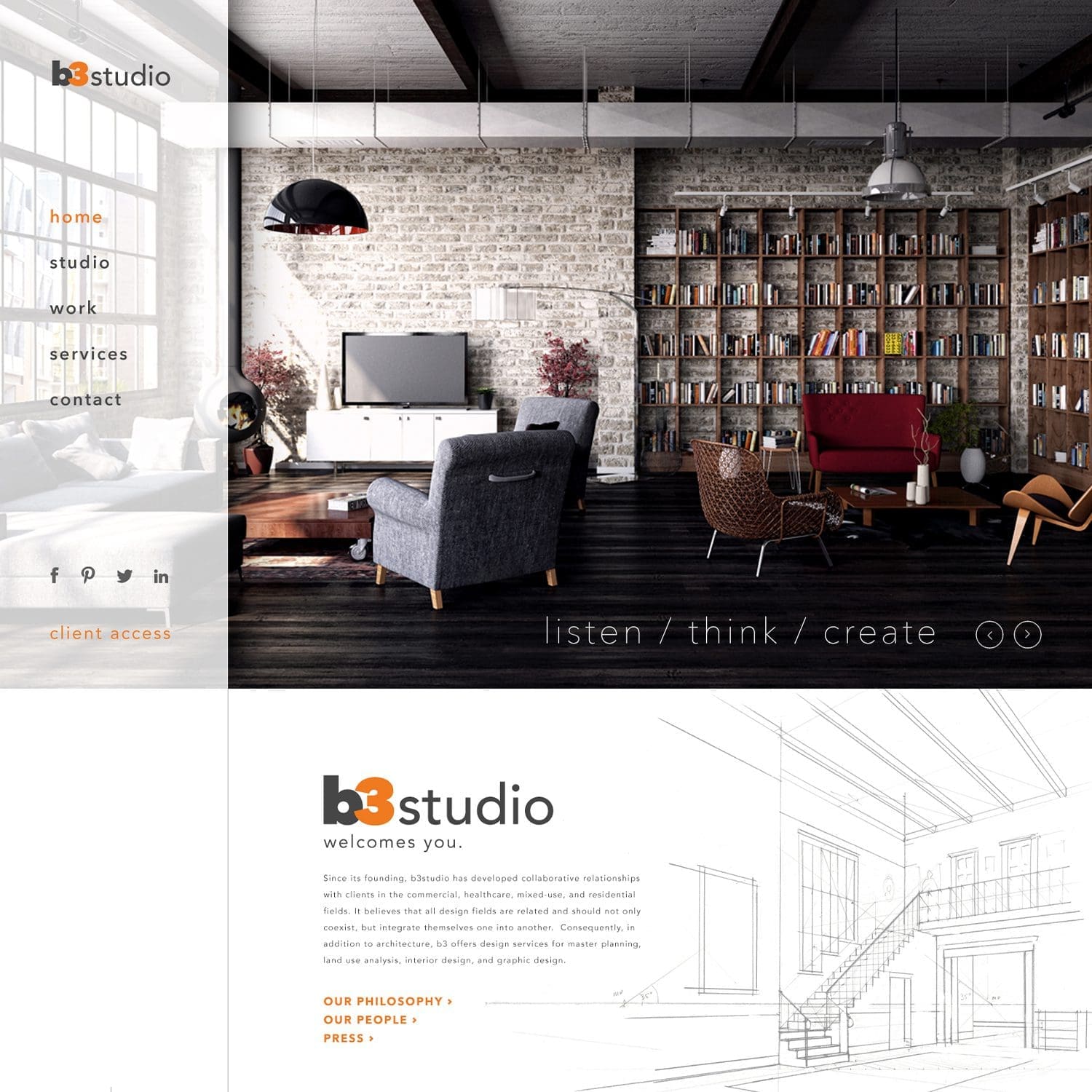 studio architecture service website - JLB, Best Web Design and Web Development Company in Nashville, Brentwood, and Franklin