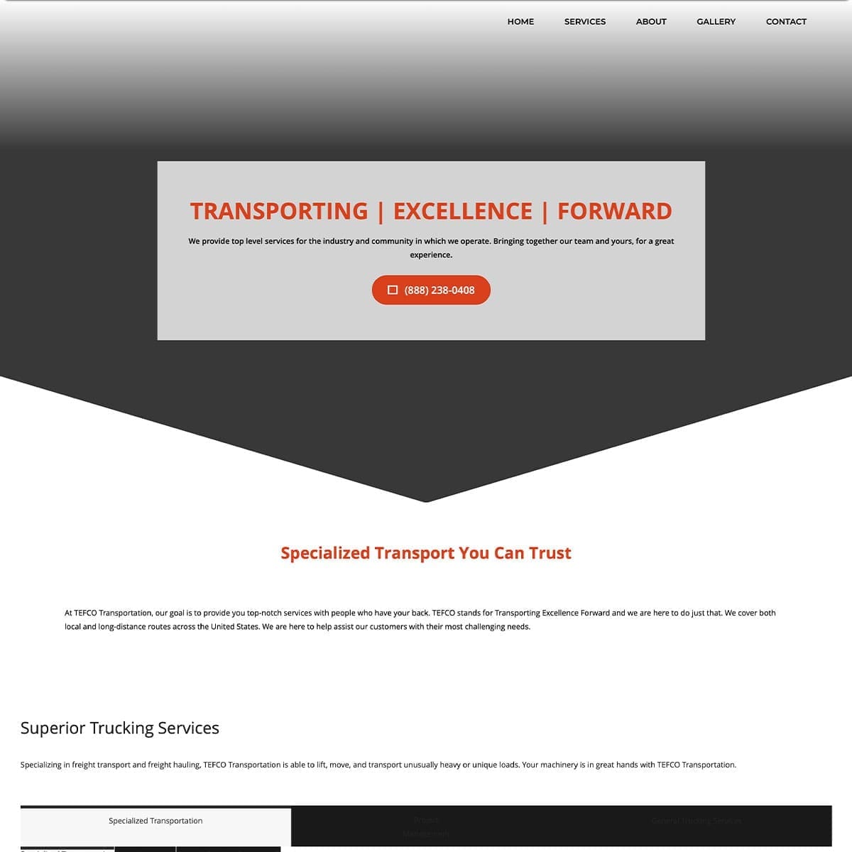 TEFCO BEFORE | Nashville TN Website Design