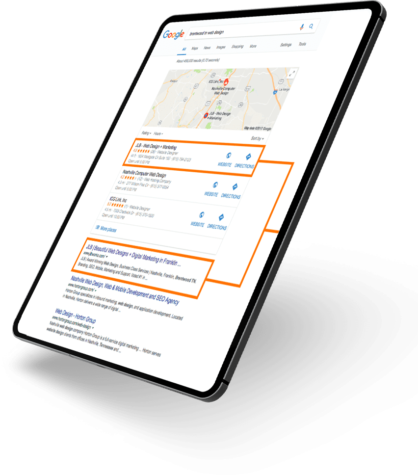 Louisville, KY SEO Results - Best SEO Company and SEO services - Web Design and Marketing Agency | JLB